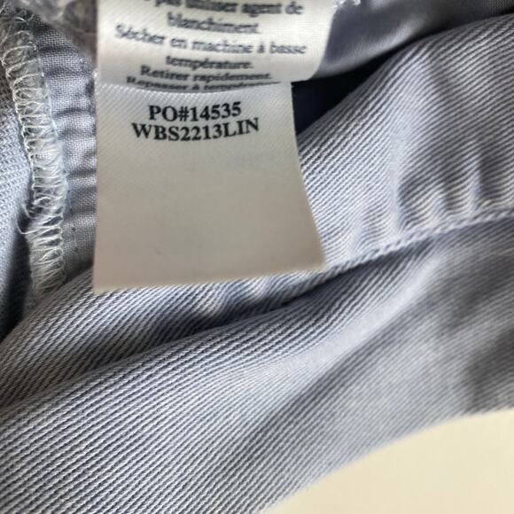 Faherty Blythe Jumpsuit Size M Light Indigo Blue Organic Cotton Utility Field - Picture 13 of 16